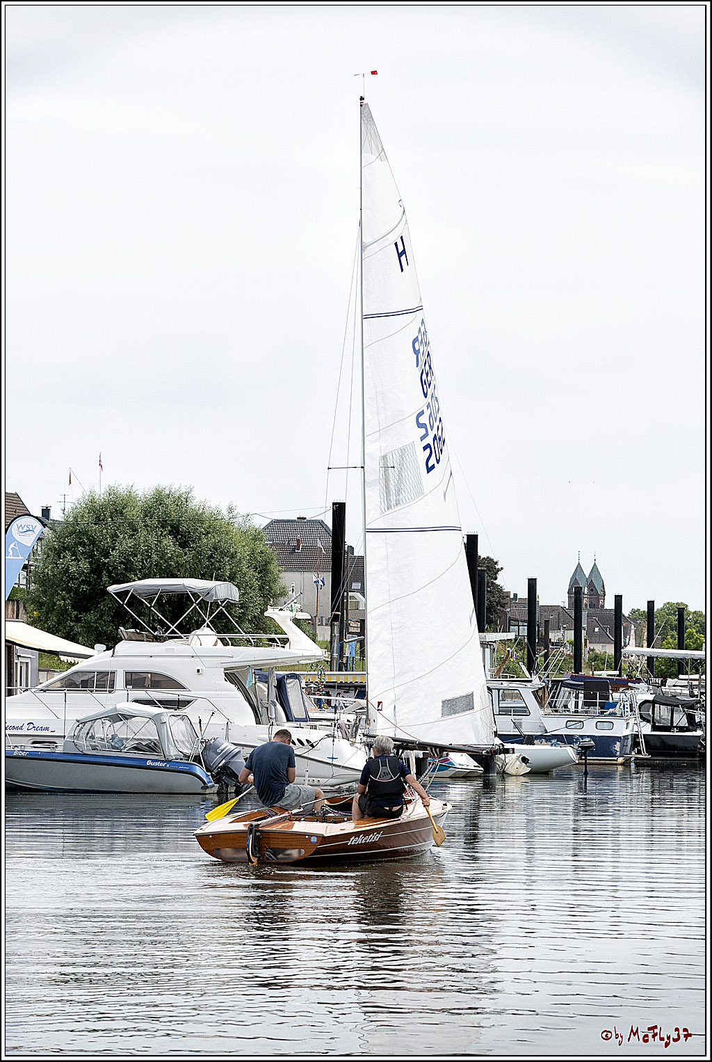 100 Jahre Rheinwoche 2022 - 1. Wettfahrt Porz - Hitdorf, 03.06.2022,